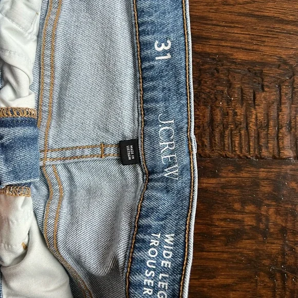 J. Crew Blue Flare Women's Jeans - Picture 6 of 7